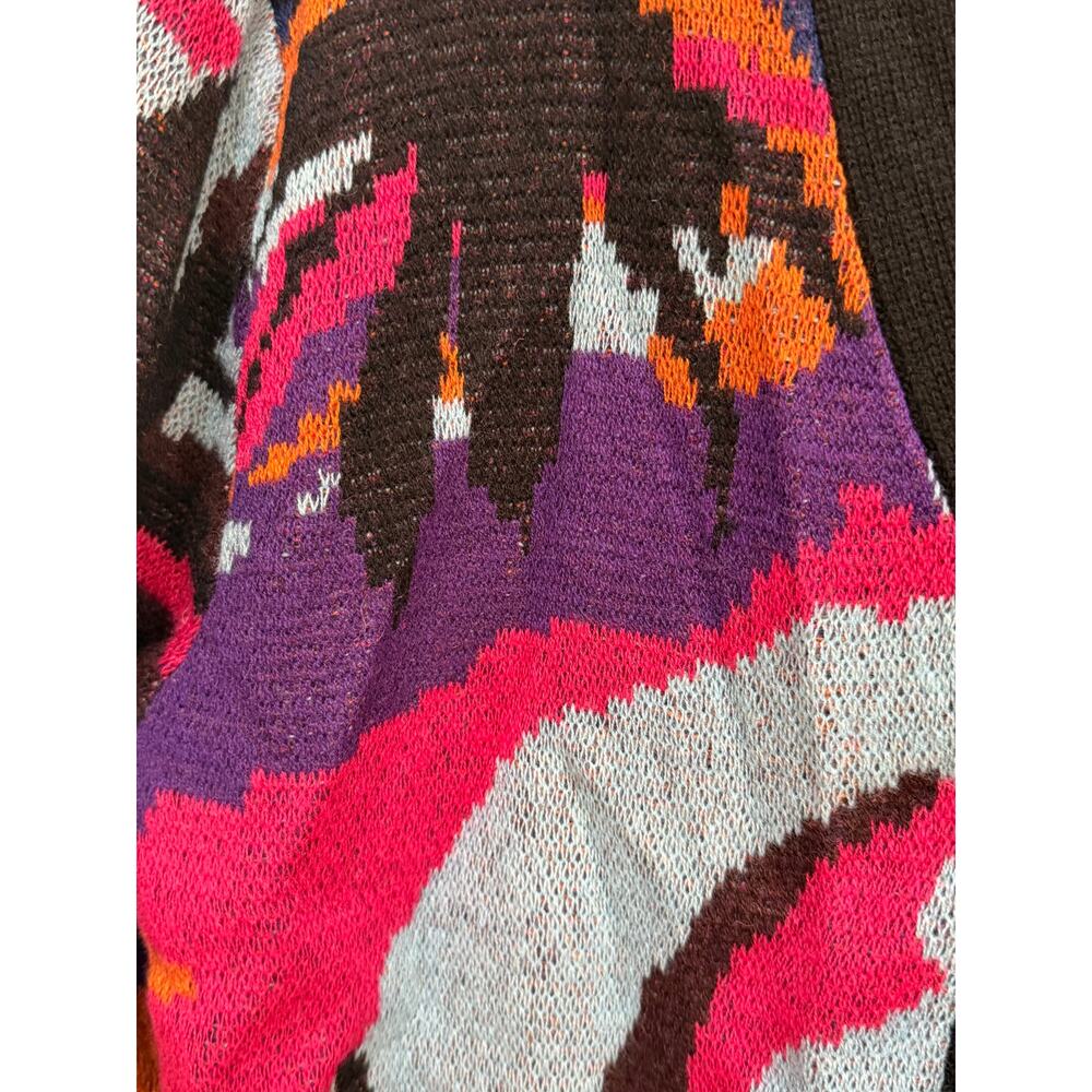 Scotch & Soda Colorful Abstract Wool Blend Button Front Cardigan Sweater M NWT - Picture 4 of 8